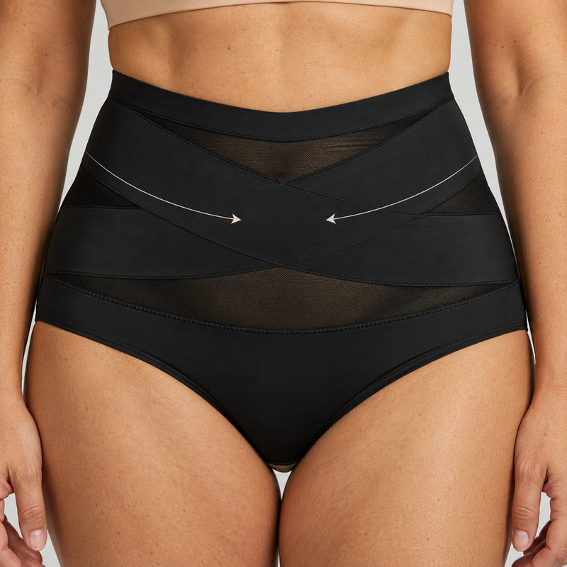 Crisscross compression panel