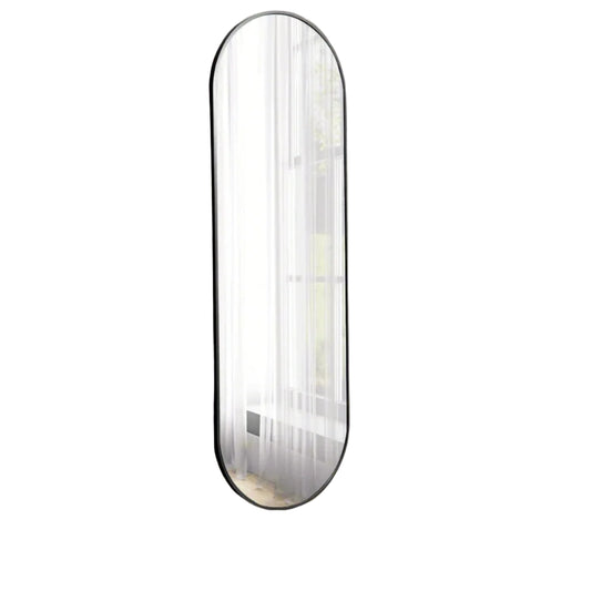 Brann Oval Full Length Wall Mirror Home Living Bedroom Hall 