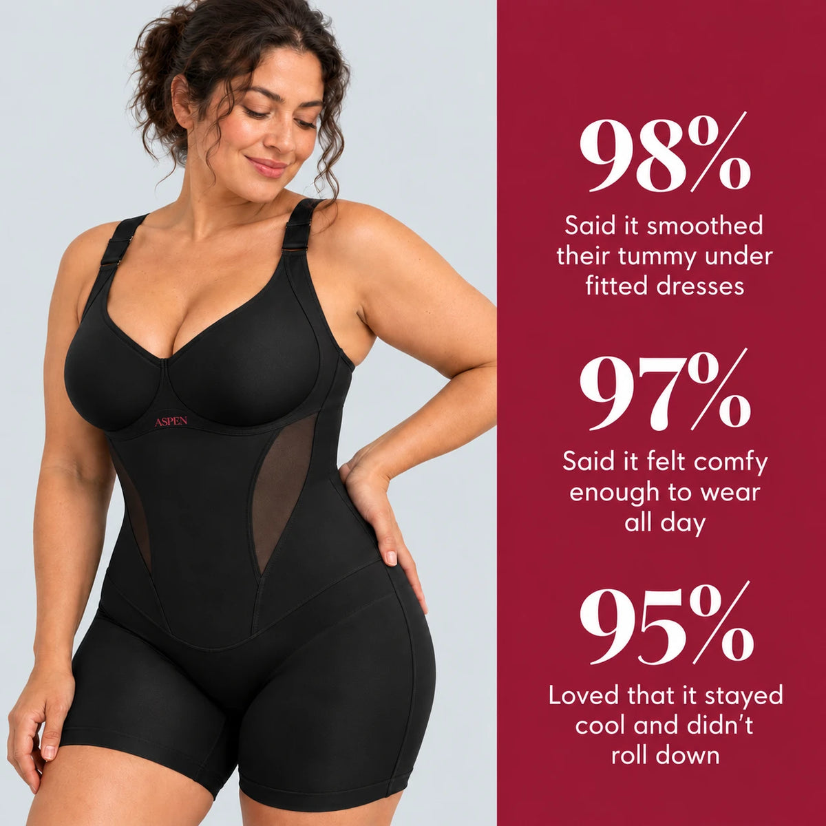 Cooling Tummy Control & Butt Lift Bodysuit