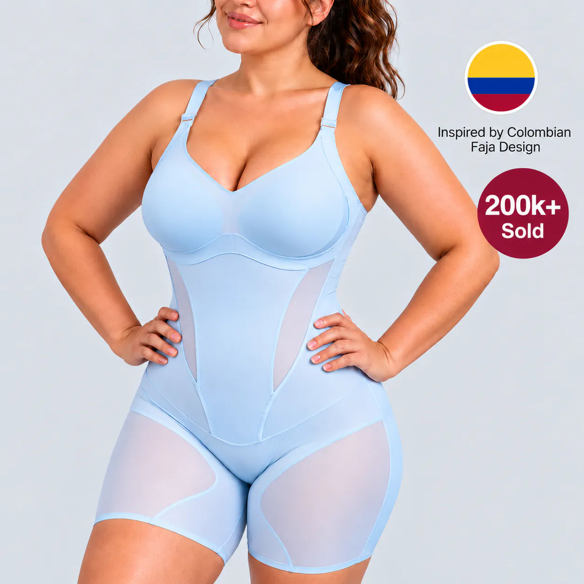 Cooling Tummy Control & Butt Lift Bodysuit