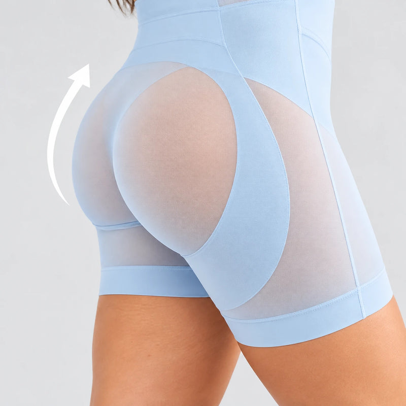 Lifting back with breathable mesh